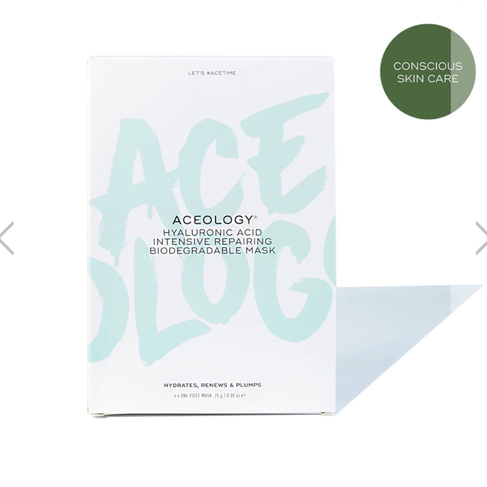 ACEOLOGY hyaluronic acid intensive repairing biodegradable mask